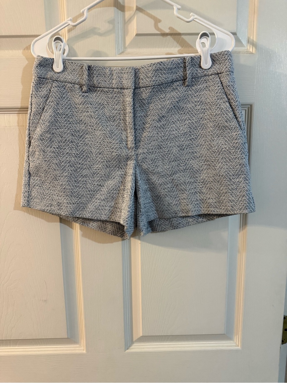 LOFT Gray Tweed Shorts